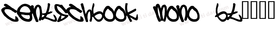 CentSchbook Mono BT字体转换
